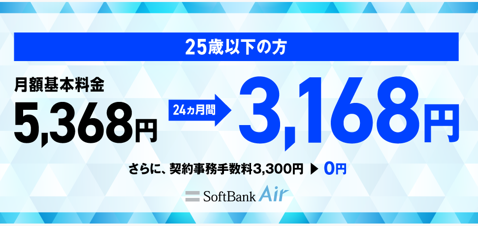 SoftBank AirU-25割