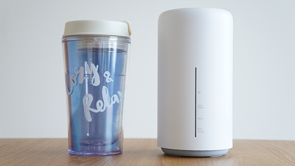 サイズはタンブラーぐらいの大きさ