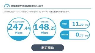 スピードテスト結果