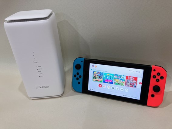 Airターミナル5とニンテンドーSwitch