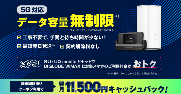 BIGLOBE WiMAX_MV
