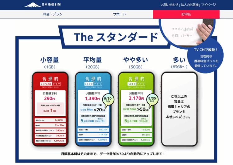 日本通信SIM_MV