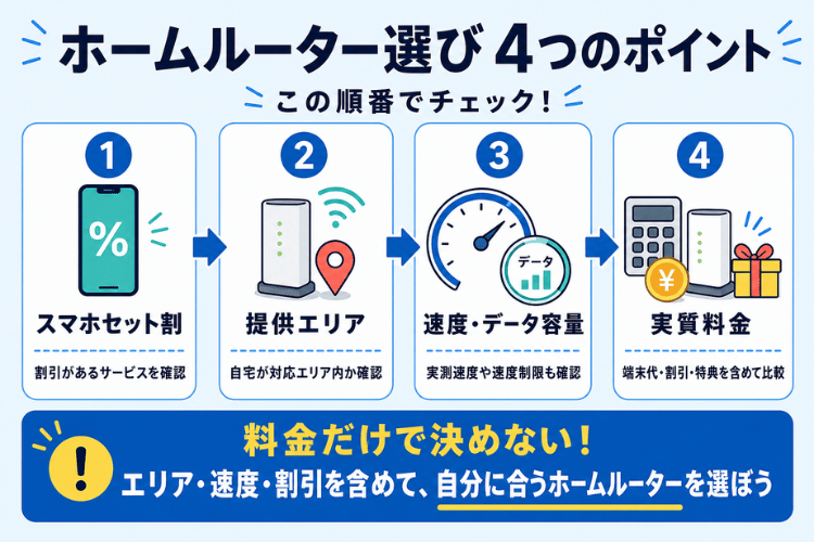 ホームルーターの選び方