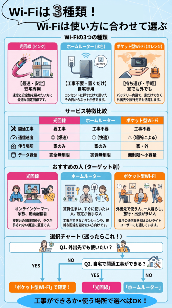 Wi-Fiの選び方